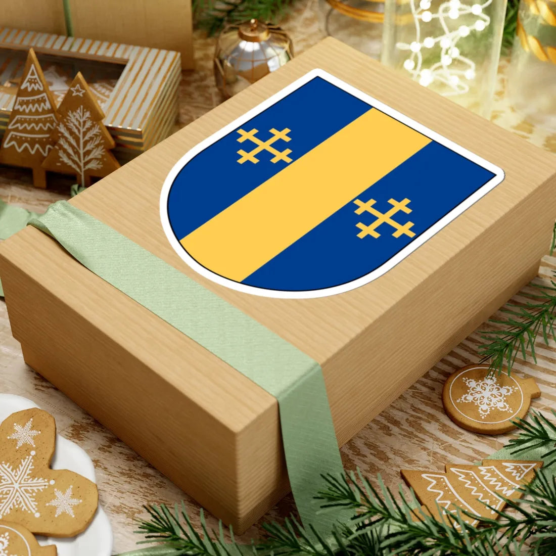 Styrstad församling vapen (Sweden) (Coat of Arms) STICKER Vinyl Kiss-Cut Decal - The Sticker Space