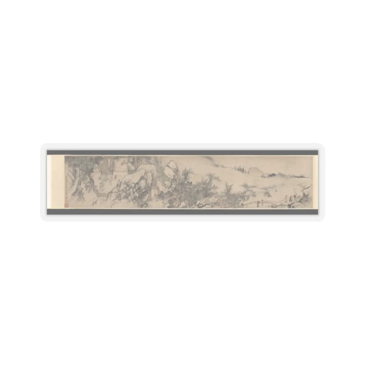 Su Liupeng - Three Visits to the Thatched Hut of Zhuge Liange - 1853 v1 - STICKER Vinyl Kiss-Cut Decal