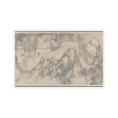 Su Liupeng - Three Visits to the Thatched Hut of Zhuge Liange - 1853 v4 - STICKER Vinyl Kiss-Cut Decal