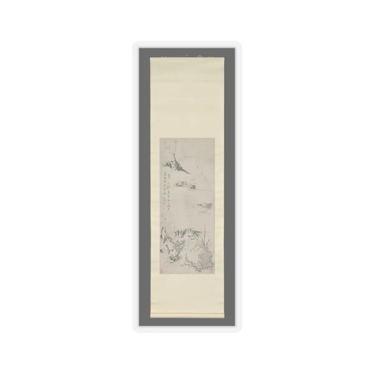 Su Renshan - Monk Gazing at Clouds - unknown v2 - STICKER Vinyl Kiss-Cut Decal