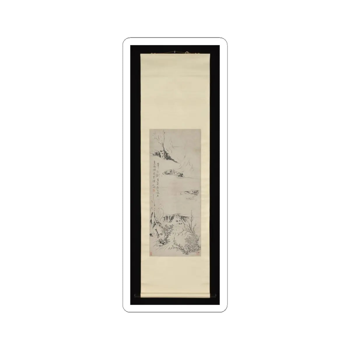 Su Renshan - Monk Gazing at Clouds - unknown v2 - STICKER Vinyl Kiss-Cut Decal