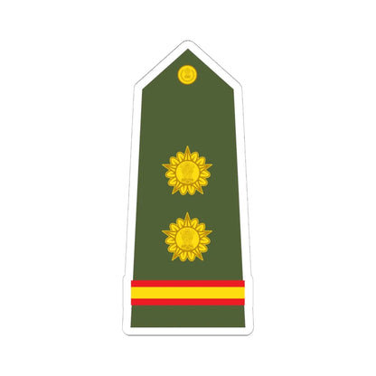 Subedar   Risaldar of the Indian Army (India) (Military Rank) STICKER Vinyl Kiss-Cut Decal 6 Inch White - The Sticker Space