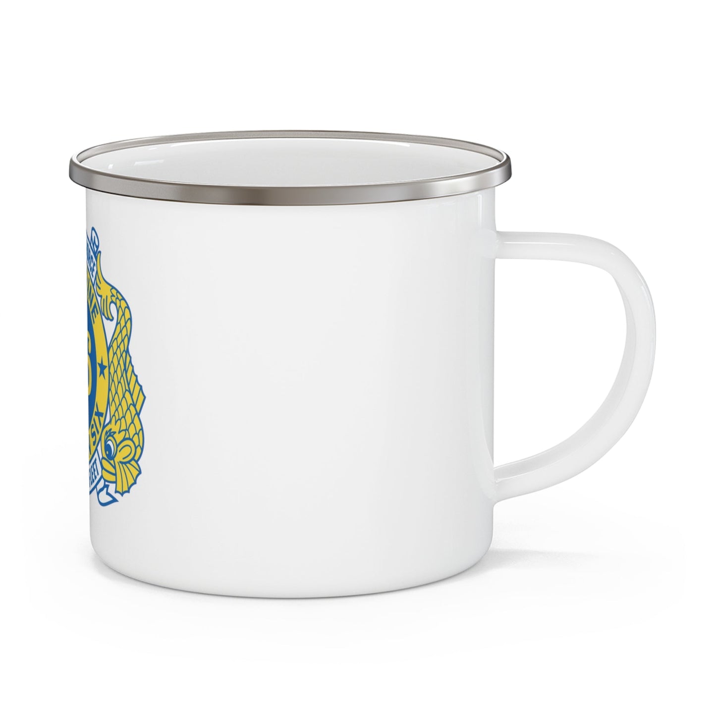 Submarine Force US Atlantic Fleet (U.S. Navy) Enamel Mug 12oz-12oz-The Sticker Space