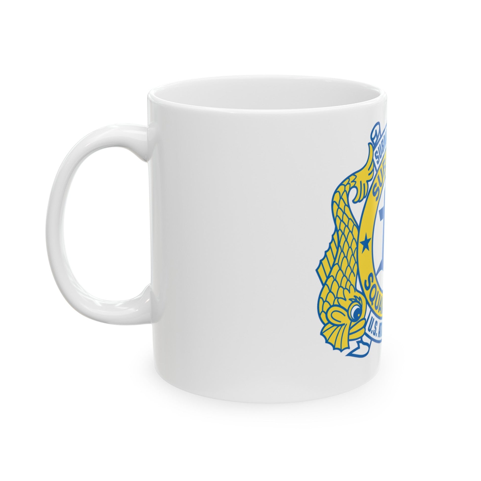 Submarine Force US Atlantic Fleet (U.S. Navy) White Coffee Mug-The Sticker Space