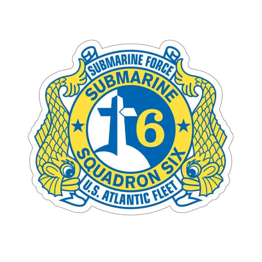 Submarine Force US Atlantic Fleet (U.S. Navy) STICKER Vinyl Die-Cut Decal 6 Inch - The Sticker Space