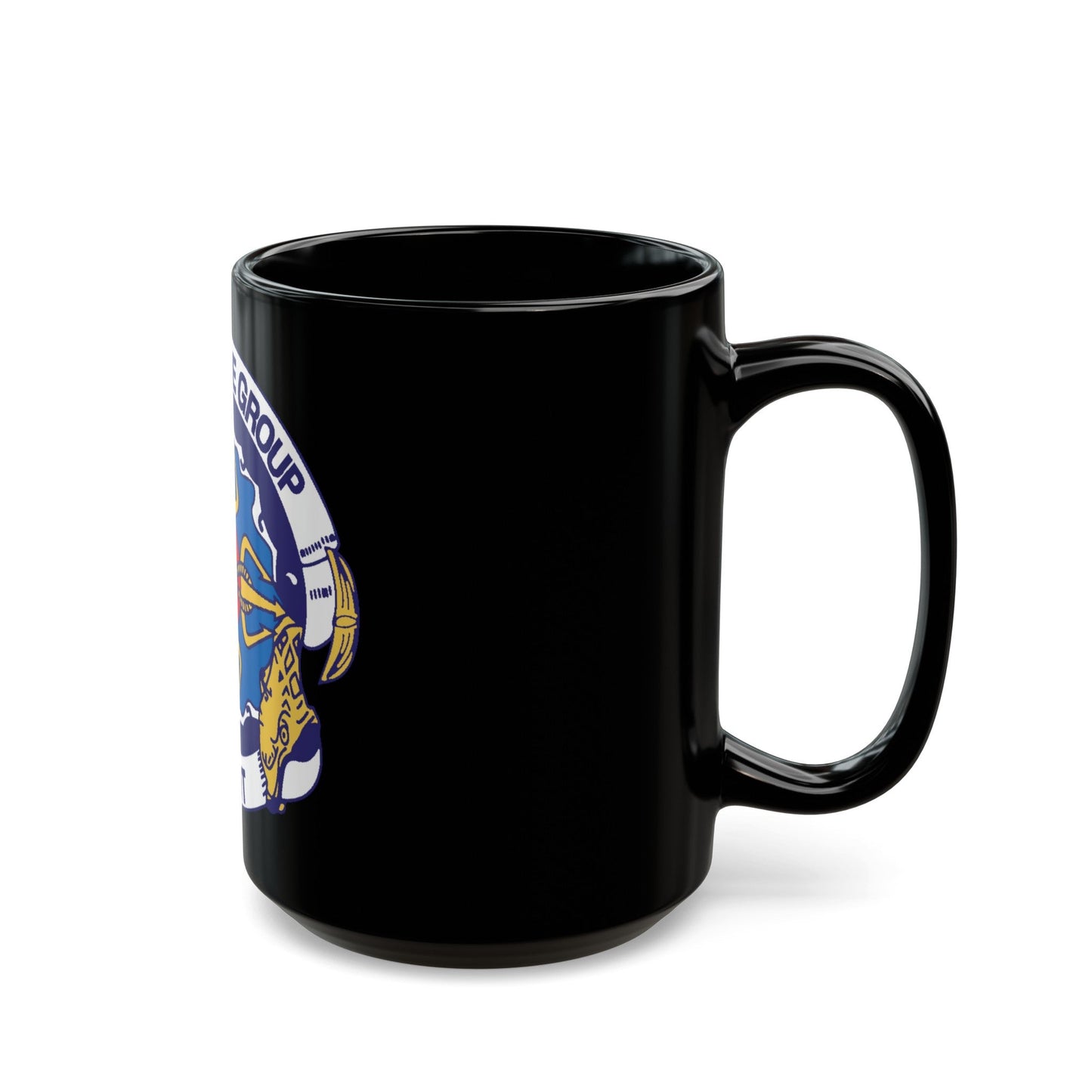 Submarine Group Eight (U.S. Navy) Black Coffee Mug-The Sticker Space