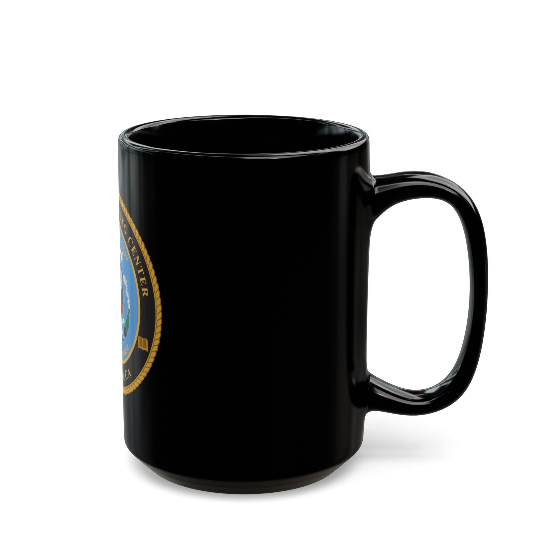 Submarine Learning Center San Diego (U.S. Navy) Black Coffee Mug-The Sticker Space