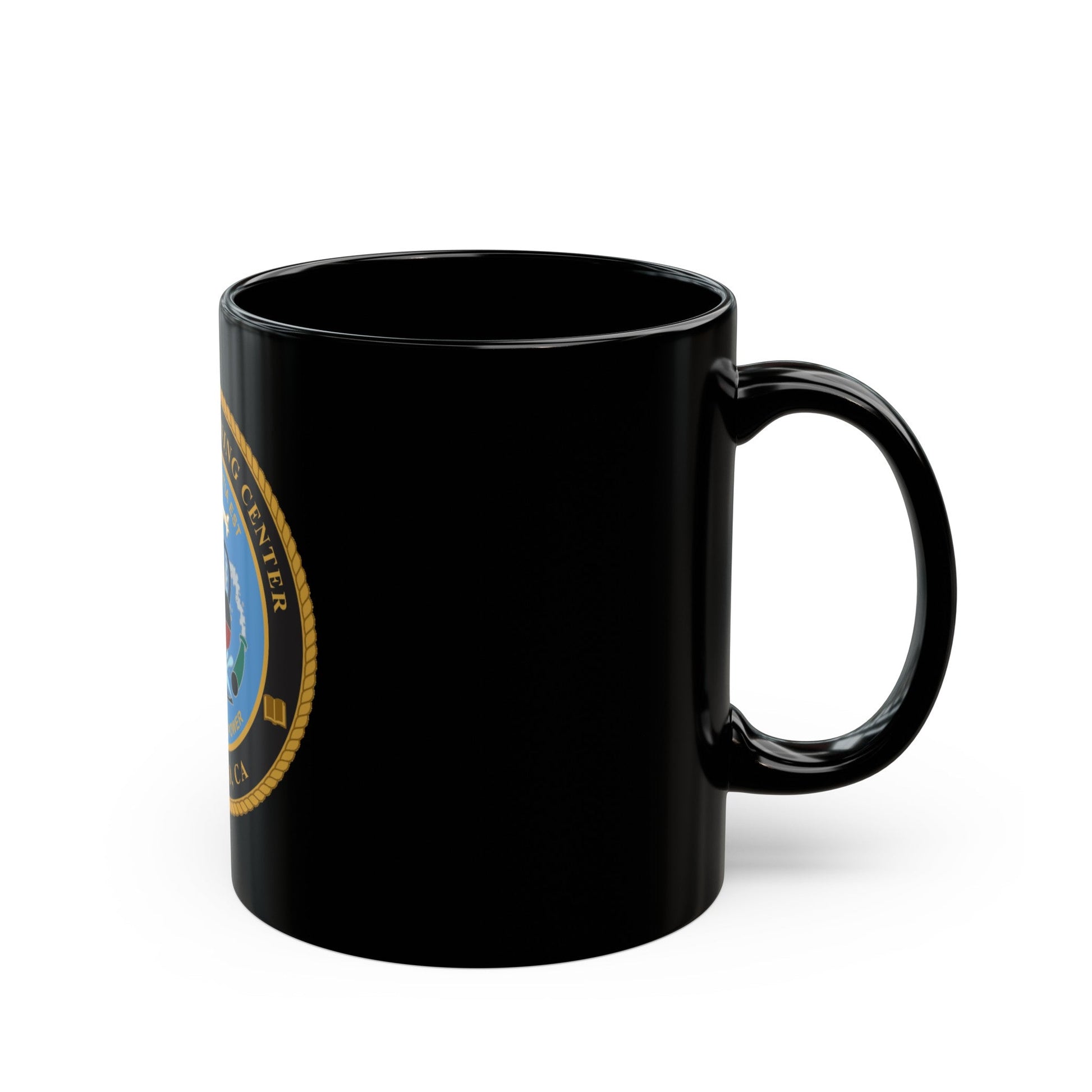 Submarine Learning Center San Diego (U.S. Navy) Black Coffee Mug-The Sticker Space