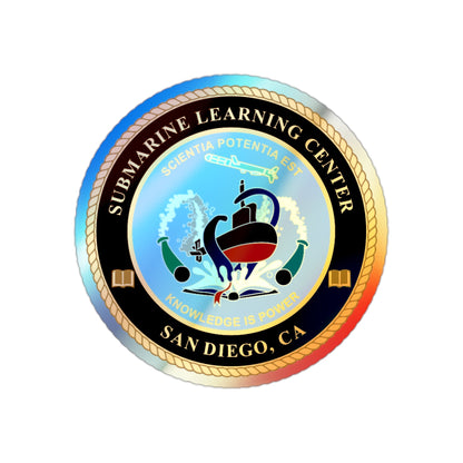 Submarine Learning Center San Diego (U.S. Navy) Holographic STICKER Die-Cut Vinyl Decal-2 Inch-The Sticker Space