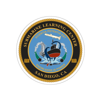 Submarine Learning Center San Diego (U.S. Navy) STICKER Vinyl Die-Cut Decal-5 Inch-The Sticker Space