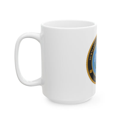 Submarine Learning Center San Diego (U.S. Navy) White Coffee Mug-The Sticker Space