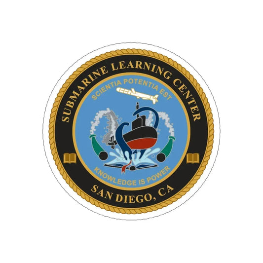 Submarine Learning Center San Diego (U.S. Navy) STICKER Vinyl Die-Cut Decal 6 Inch - The Sticker Space