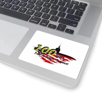 Submarine naval jack of the United States 2000 (United States) STICKER Vinyl Kiss-Cut Decal - The Sticker Space
