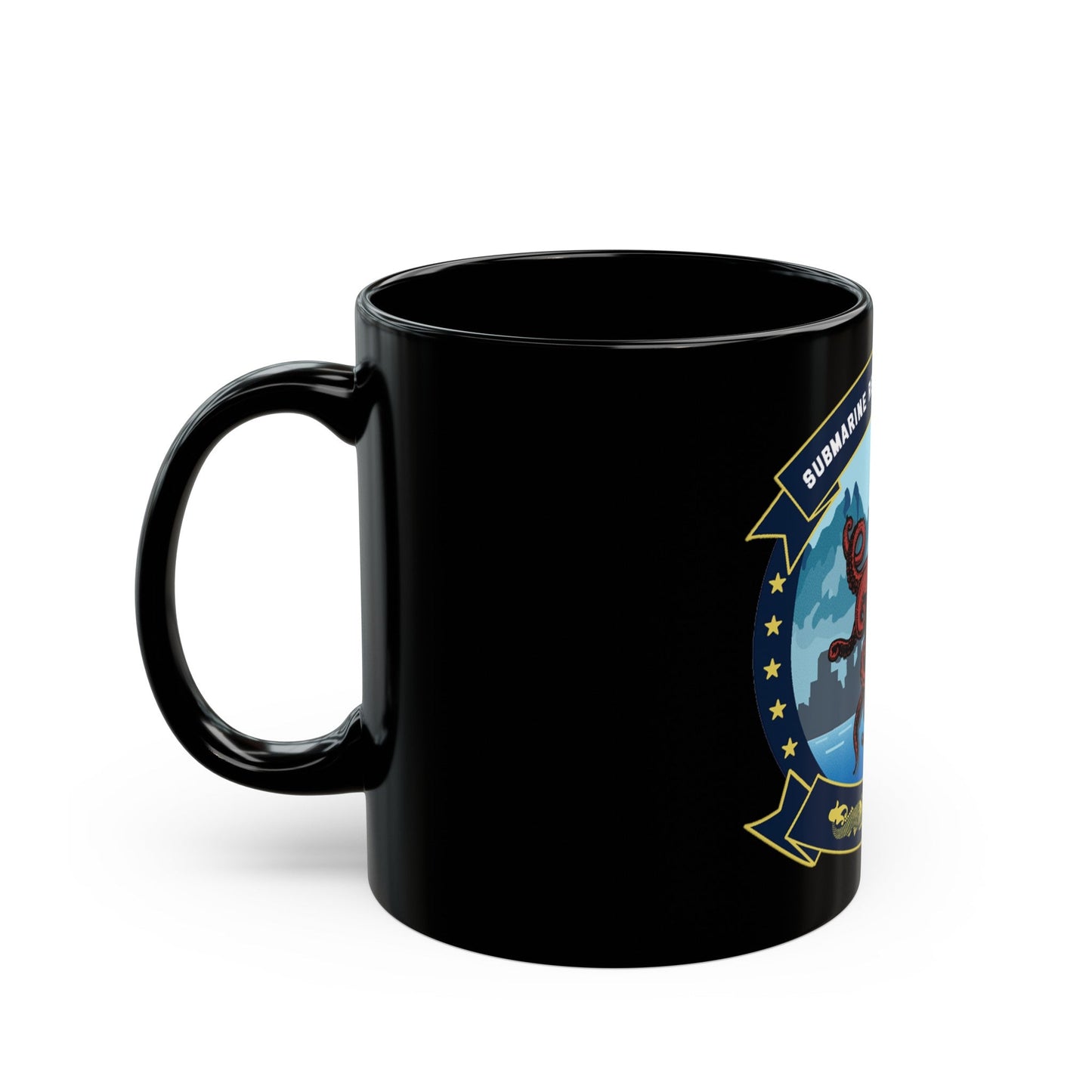 Submarine Readiness Squadron 31 (U.S. Navy) Black Coffee Mug-The Sticker Space