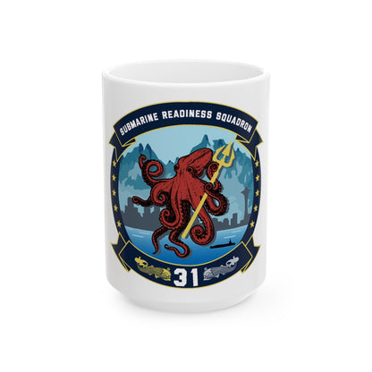 Submarine Readiness Squadron 31 (U.S. Navy) White Coffee Mug-15oz-The Sticker Space