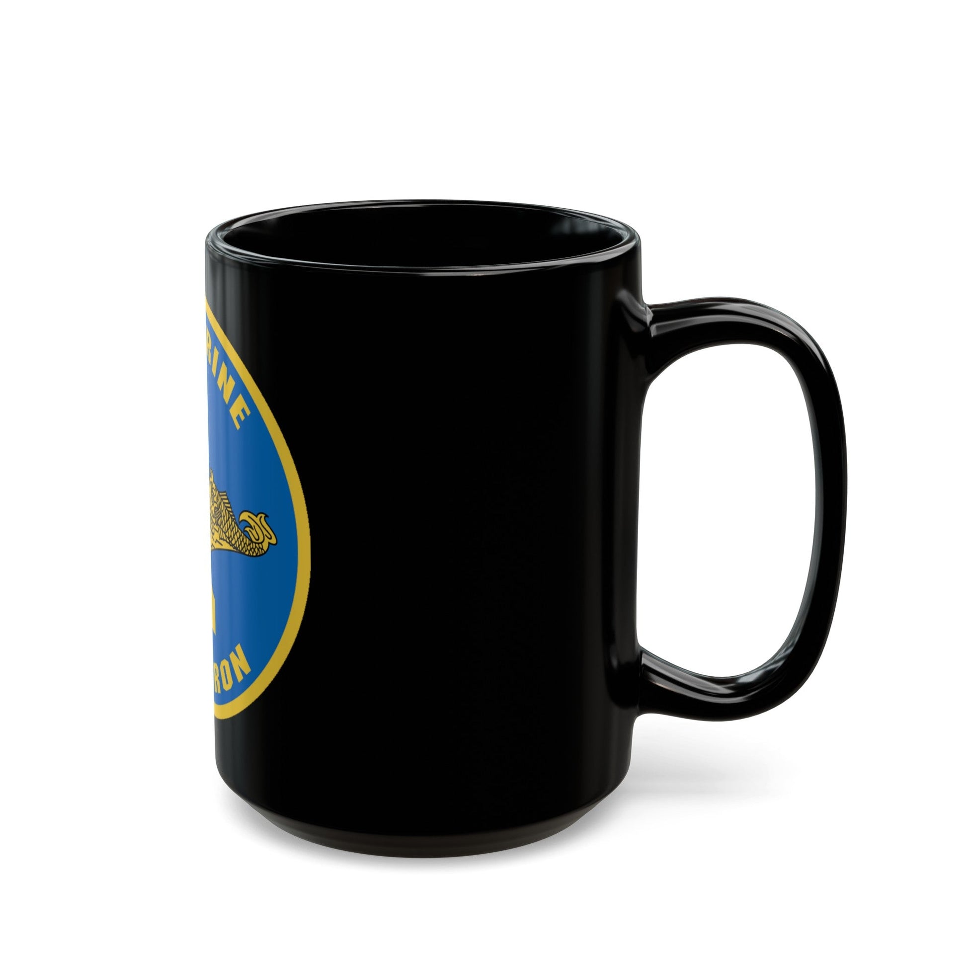 Submarine Squadron 1 (U.S. Navy) Black Coffee Mug-The Sticker Space