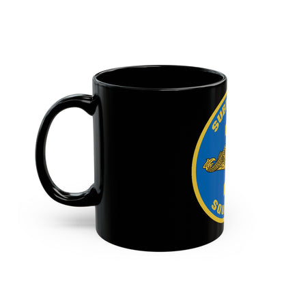 Submarine Squadron 1 (U.S. Navy) Black Coffee Mug-The Sticker Space