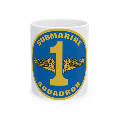 Submarine Squadron 1 (U.S. Navy) White Coffee Mug-11oz-The Sticker Space