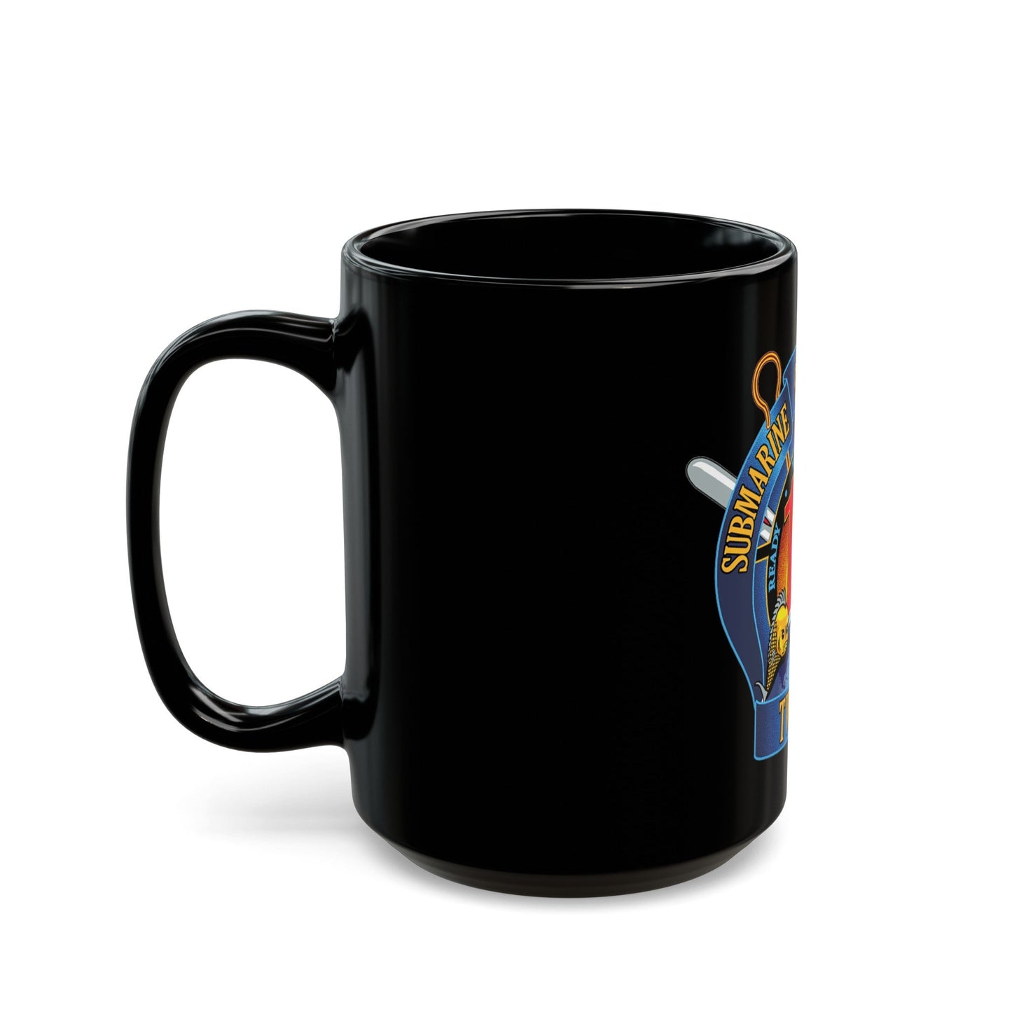 Submarine Squadron 12 (U.S. Navy) Black Coffee Mug-The Sticker Space