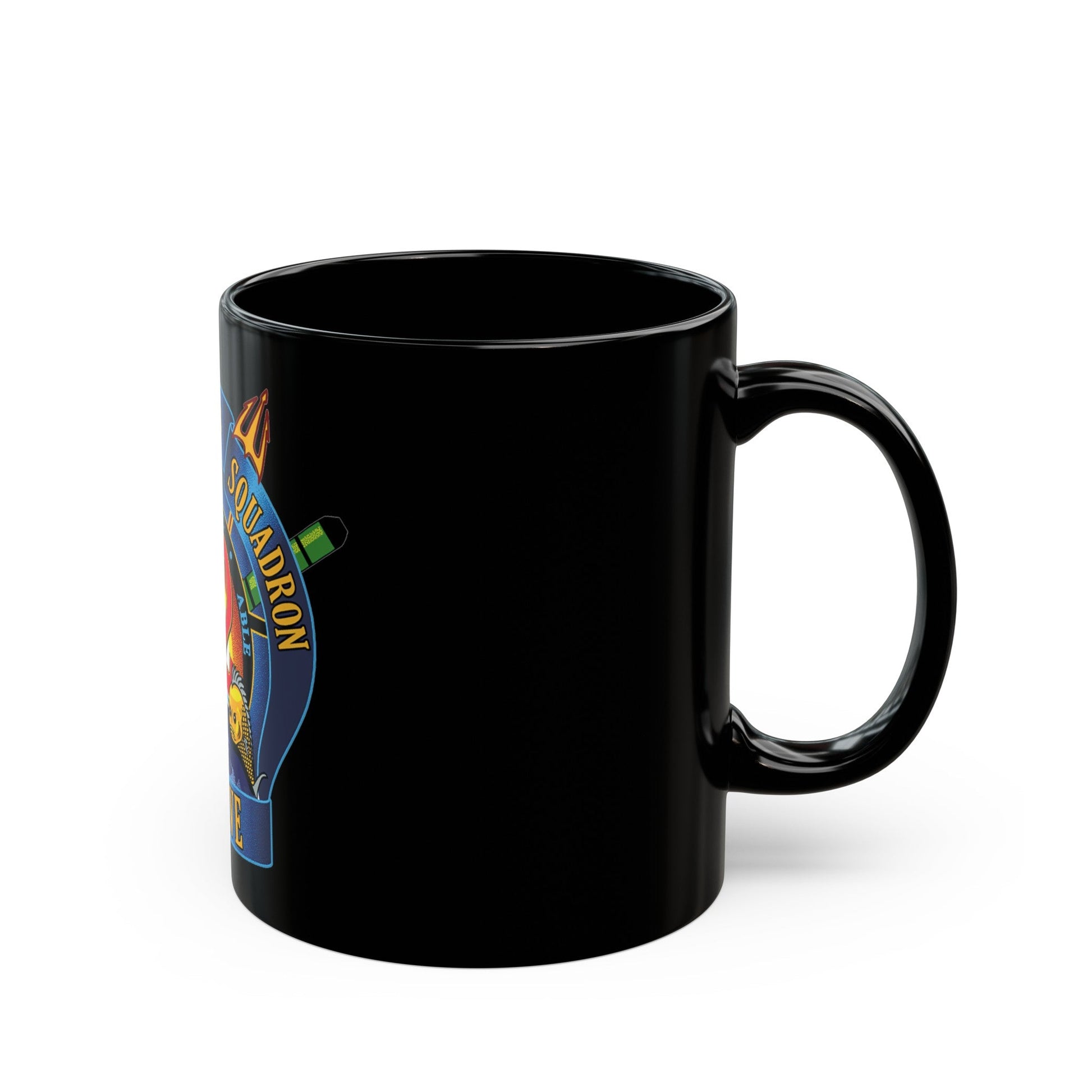 Submarine Squadron 12 (U.S. Navy) Black Coffee Mug-The Sticker Space