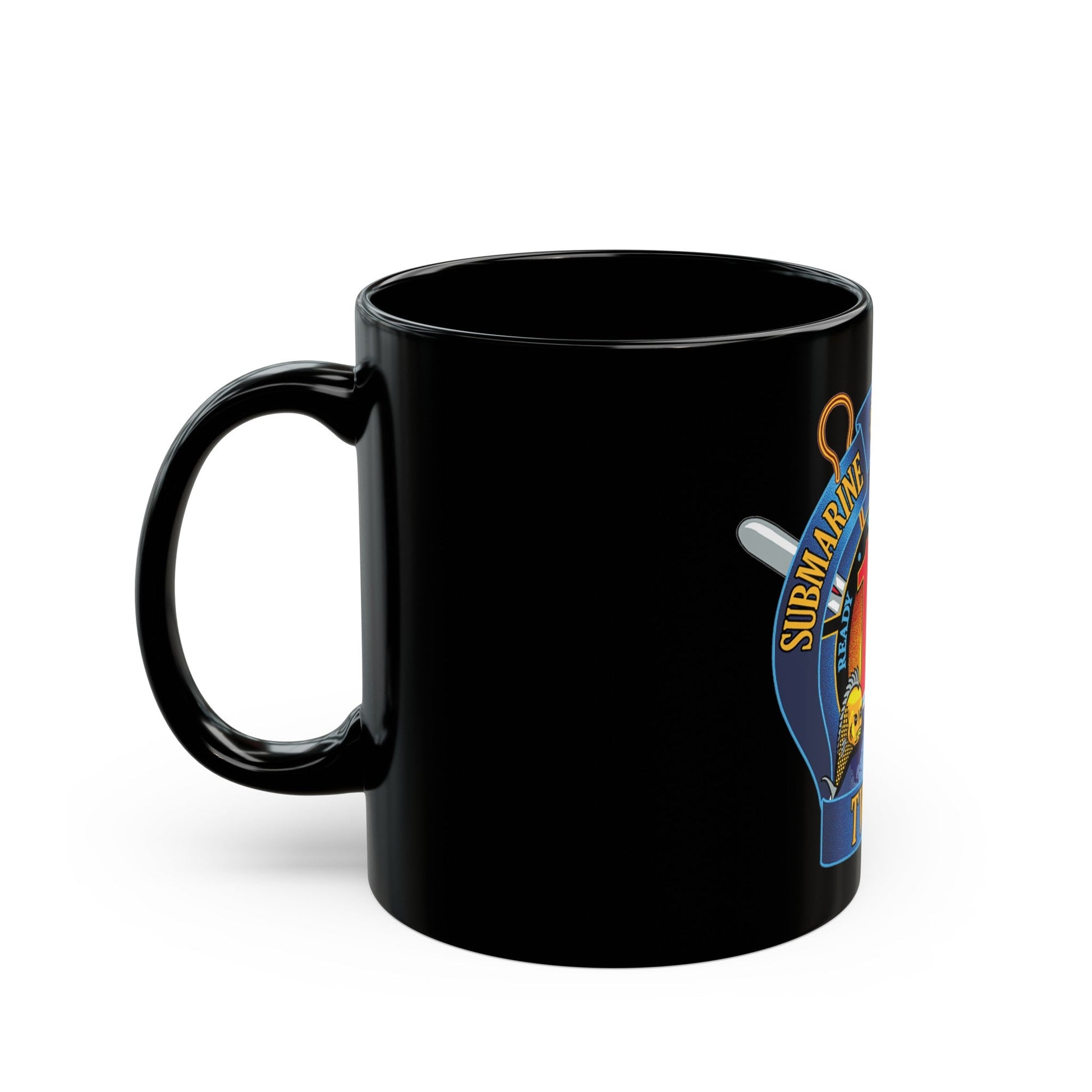 Submarine Squadron 12 (U.S. Navy) Black Coffee Mug-The Sticker Space