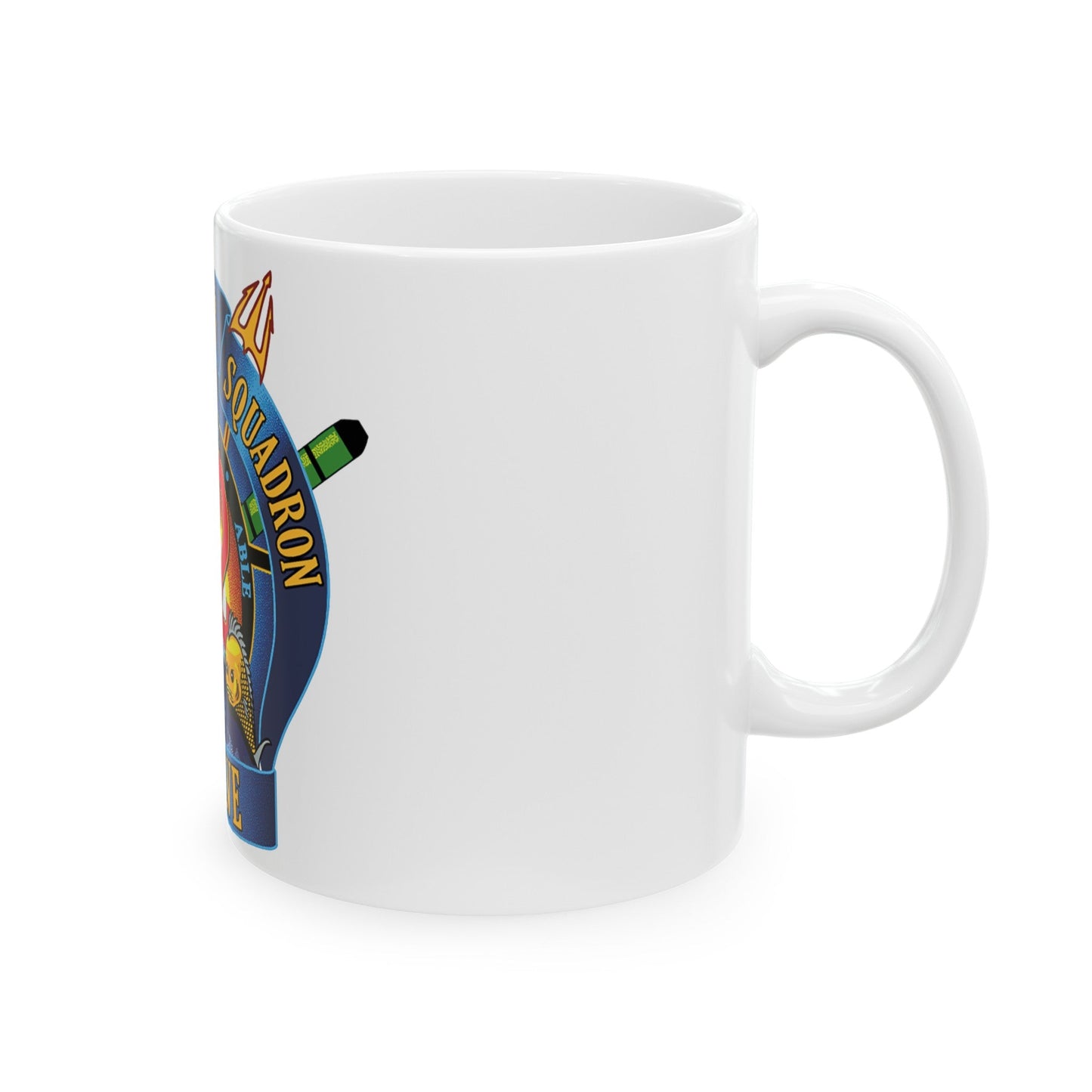 Submarine Squadron 12 (U.S. Navy) White Coffee Mug-The Sticker Space