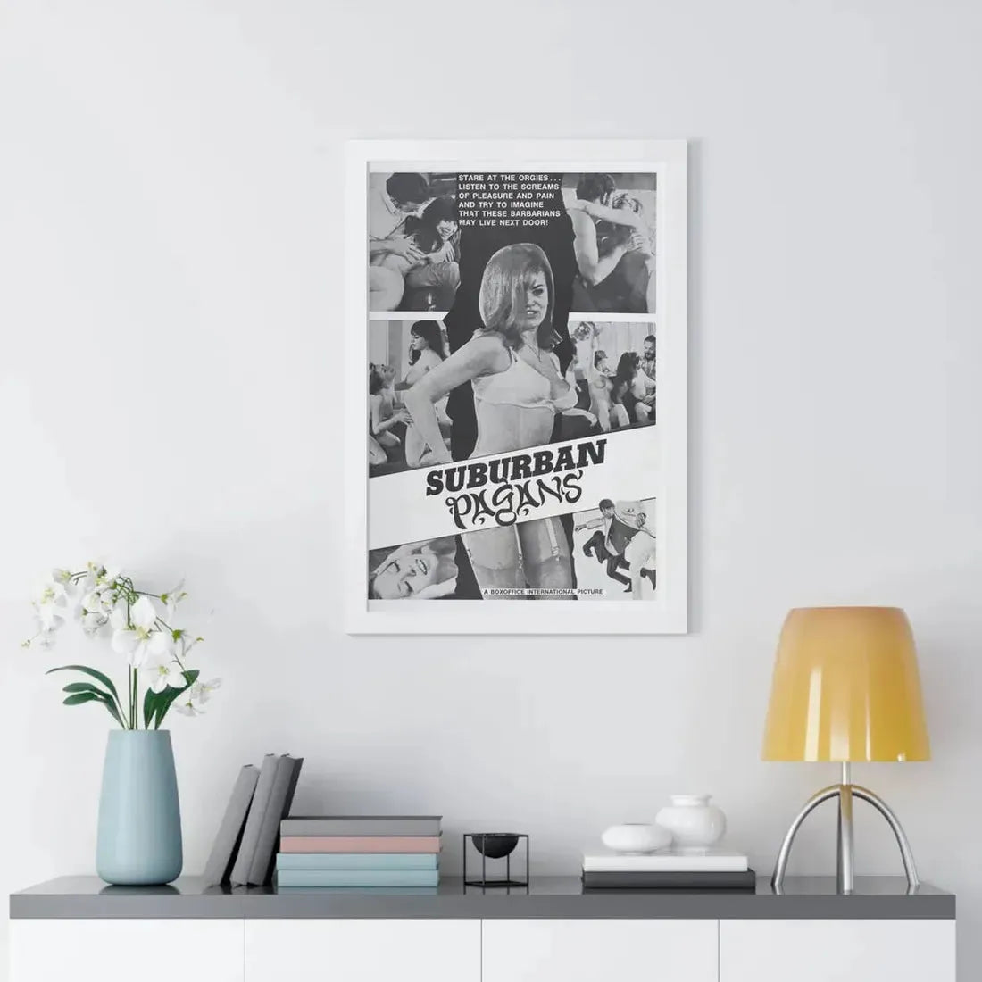 SUBURBAN PAGANS 1968 - Framed Movie Poster - The Sticker Space