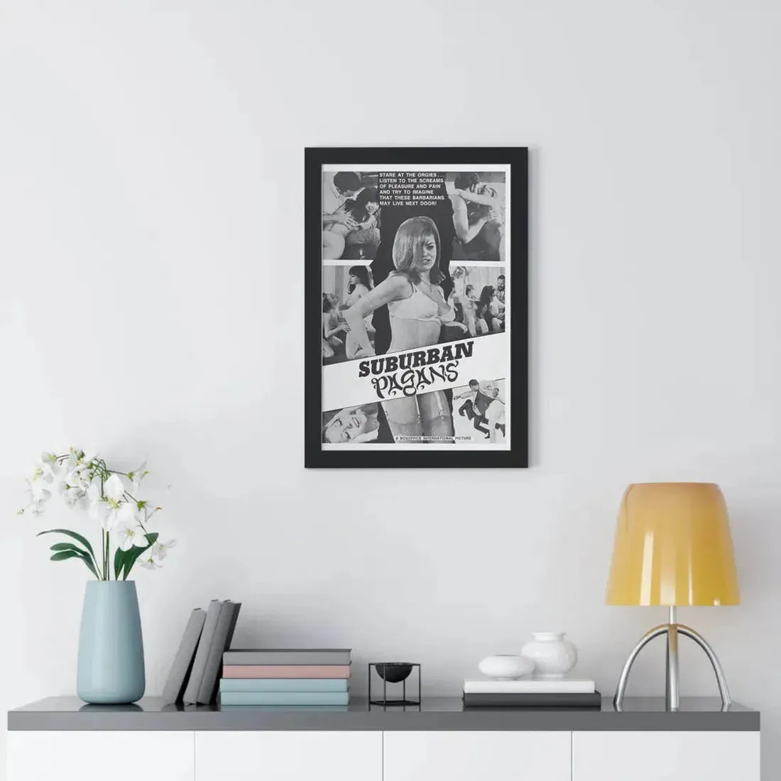SUBURBAN PAGANS 1968 - Framed Movie Poster - The Sticker Space
