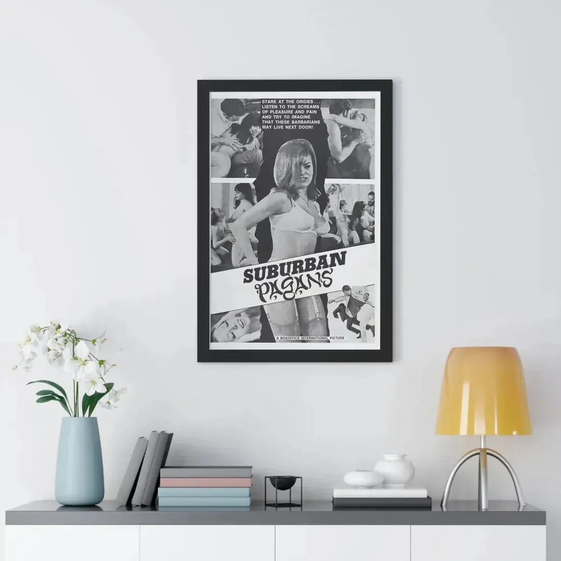 SUBURBAN PAGANS 1968 - Framed Movie Poster - The Sticker Space