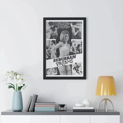 SUBURBAN PAGANS 1968 - Framed Movie Poster - The Sticker Space