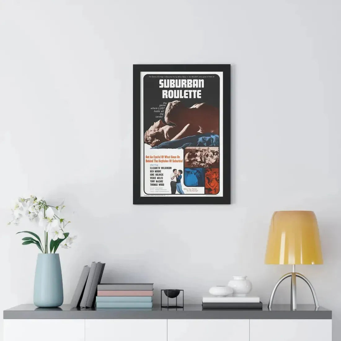 SUBURBAN ROULETTE 1968 - Framed Movie Poster - The Sticker Space