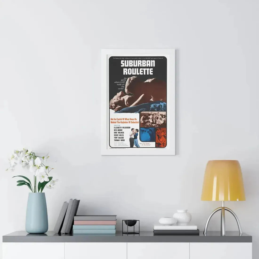 SUBURBAN ROULETTE 1968 - Framed Movie Poster - The Sticker Space
