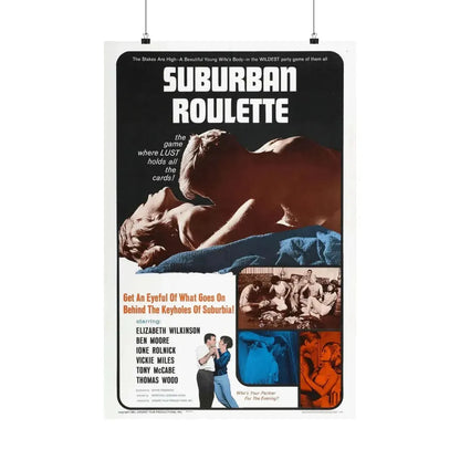SUBURBAN ROULETTE 1968 - Paper Movie Poster 20″ x 30″ Matte - The Sticker Space