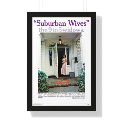 SUBURBAN WIVES 1972 - Framed Movie Poster 16″ x 24″ Black - The Sticker Space