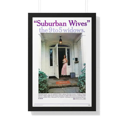 SUBURBAN WIVES 1972 - Framed Movie Poster 20" x 30" Black - The Sticker Space