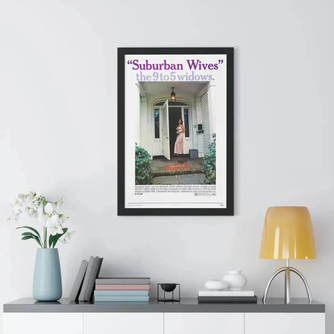 SUBURBAN WIVES 1972 - Framed Movie Poster - The Sticker Space
