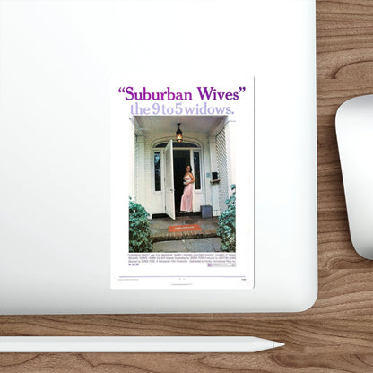 SUBURBAN WIVES 1972 Movie Poster STICKER Vinyl Die-Cut Decal-The Sticker Space