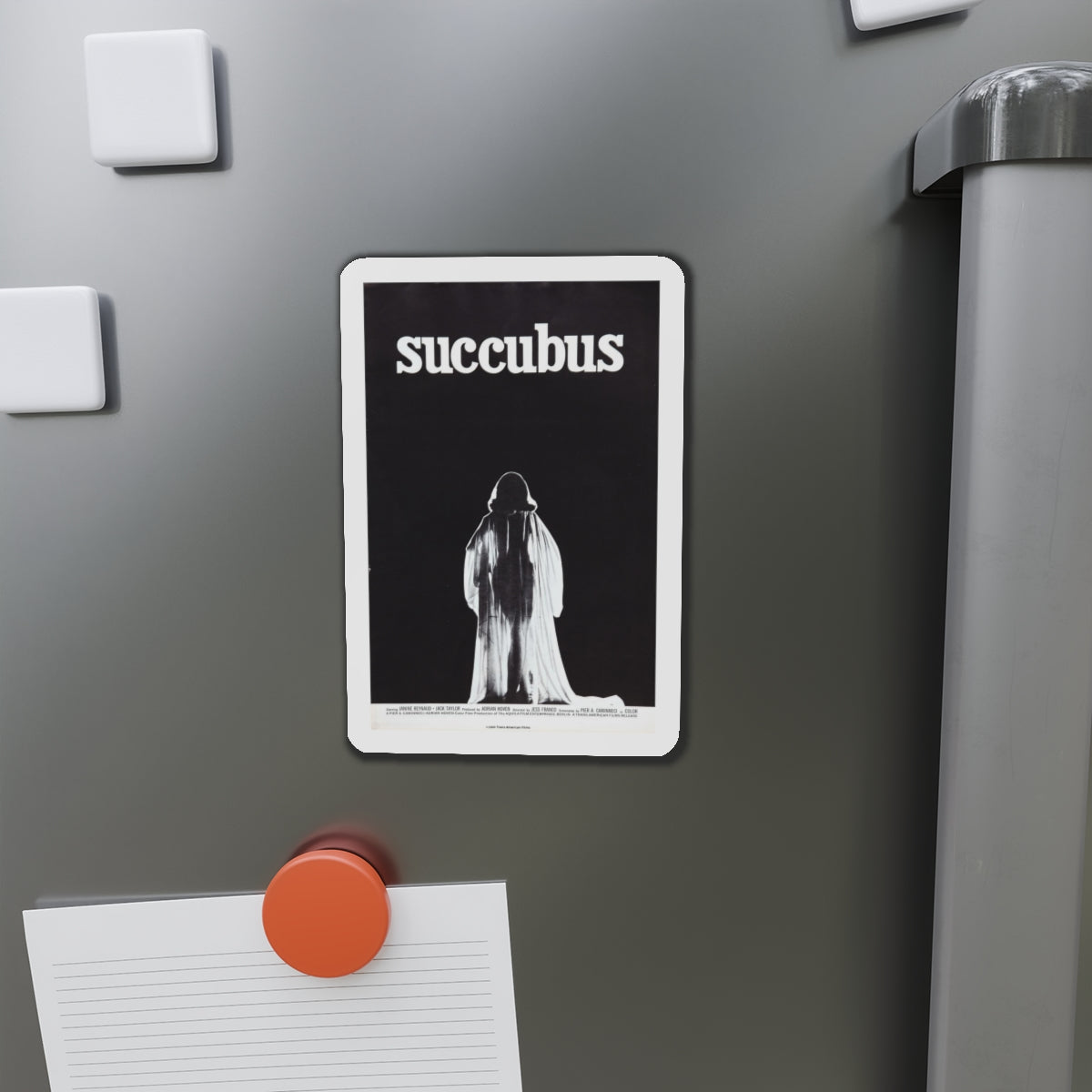 SUCCUBUS 1968 Movie Poster - Refrigerator Magnet-The Sticker Space