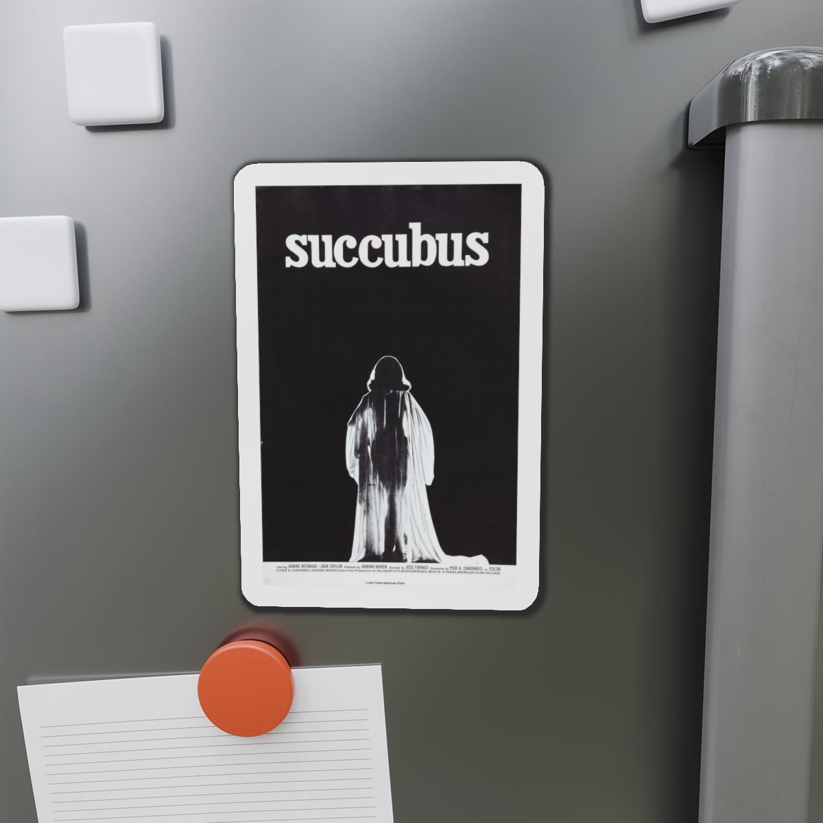 SUCCUBUS 1968 Movie Poster - Refrigerator Magnet-The Sticker Space