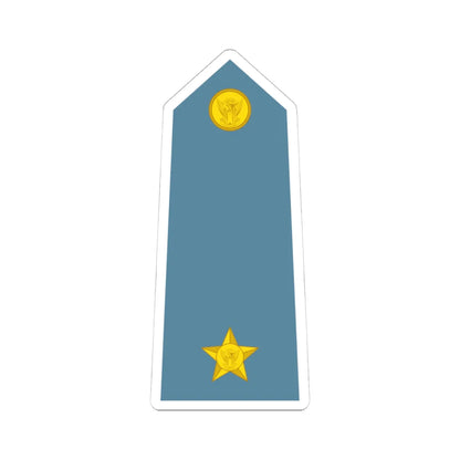 Sudan Air Force   OF01a (Sudan) (Military Rank) STICKER Vinyl Kiss-Cut Decal 4 Inch White - The Sticker Space