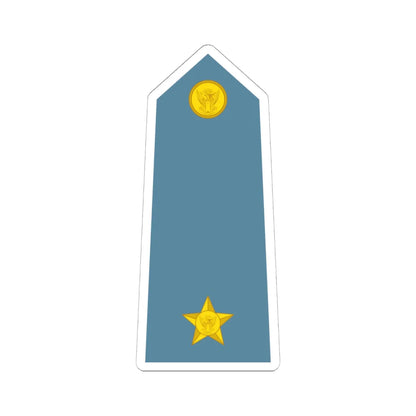 Sudan Air Force   OF01a (Sudan) (Military Rank) STICKER Vinyl Kiss-Cut Decal 6 Inch White - The Sticker Space