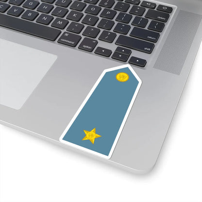 Sudan Air Force   OF01a (Sudan) (Military Rank) STICKER Vinyl Kiss-Cut Decal - The Sticker Space