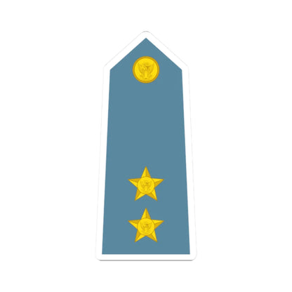 Sudan Air Force   OF01b (Sudan) (Military Rank) STICKER Vinyl Kiss-Cut Decal 2 Inch White - The Sticker Space