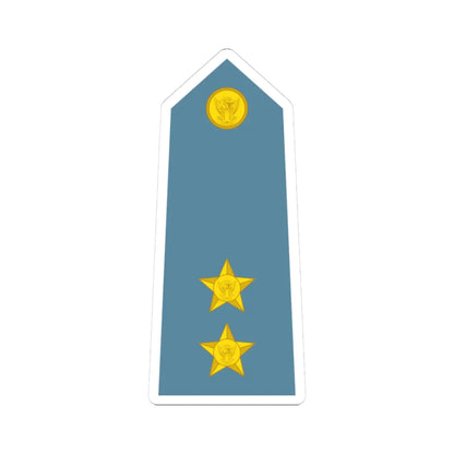 Sudan Air Force   OF01b (Sudan) (Military Rank) STICKER Vinyl Kiss-Cut Decal 3 Inch White - The Sticker Space