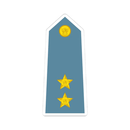 Sudan Air Force   OF01b (Sudan) (Military Rank) STICKER Vinyl Kiss-Cut Decal 4 Inch White - The Sticker Space