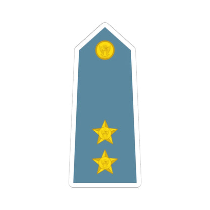 Sudan Air Force   OF01b (Sudan) (Military Rank) STICKER Vinyl Kiss-Cut Decal 6 Inch White - The Sticker Space