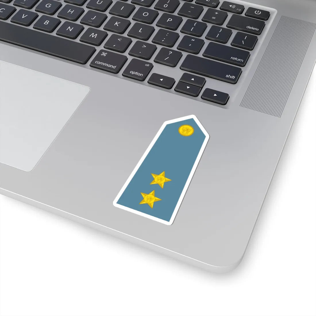 Sudan Air Force   OF01b (Sudan) (Military Rank) STICKER Vinyl Kiss-Cut Decal - The Sticker Space
