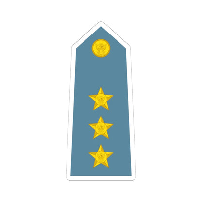 Sudan Air Force   OF02 (Sudan) (Military Rank) STICKER Vinyl Kiss-Cut Decal 6 Inch White - The Sticker Space