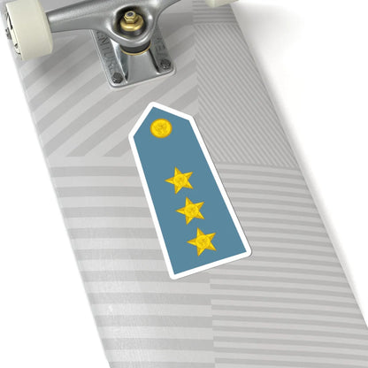 Sudan Air Force   OF02 (Sudan) (Military Rank) STICKER Vinyl Kiss-Cut Decal - The Sticker Space