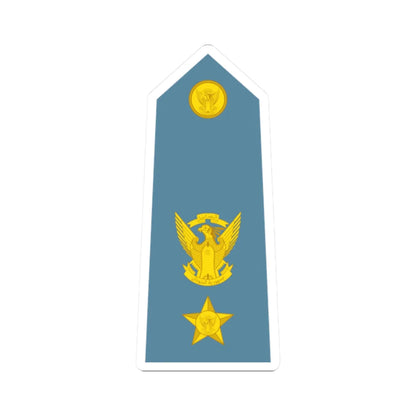 Sudan Air Force   OF04 (Sudan) (Military Rank) STICKER Vinyl Kiss-Cut Decal 2 Inch White - The Sticker Space